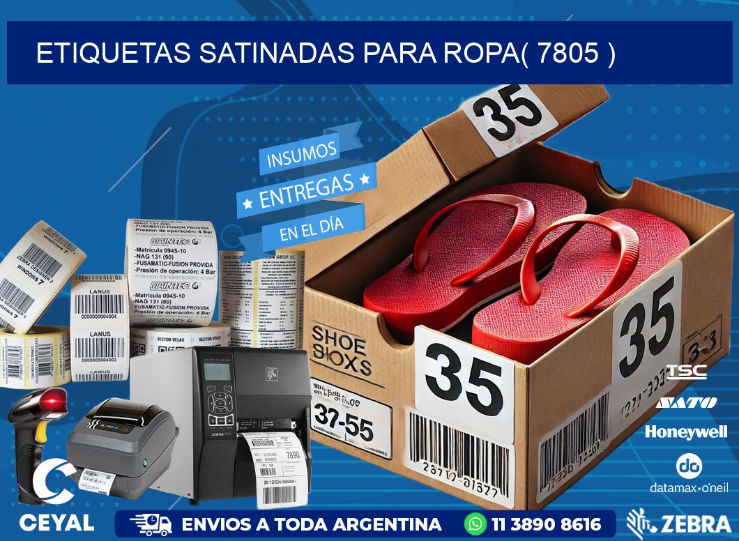 etiquetas satinadas para ropa( 7805 )