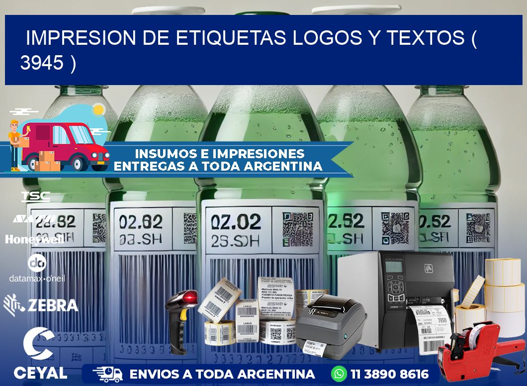 impresion de etiquetas logos y textos ( 3945 )
