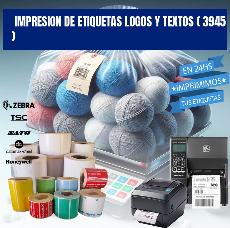 impresion de etiquetas logos y textos ( 3945 )