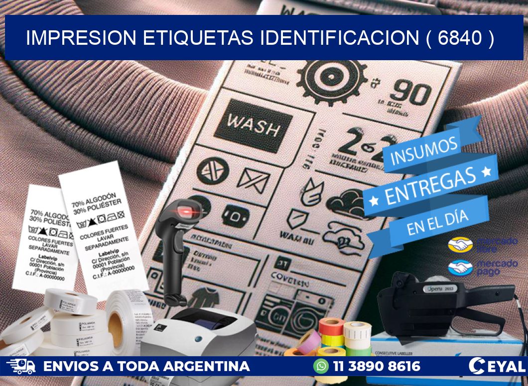 impresion etiquetas identificacion ( 6840 )