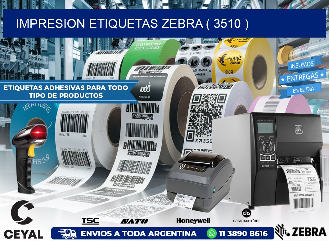 impresion etiquetas zebra ( 3510 )