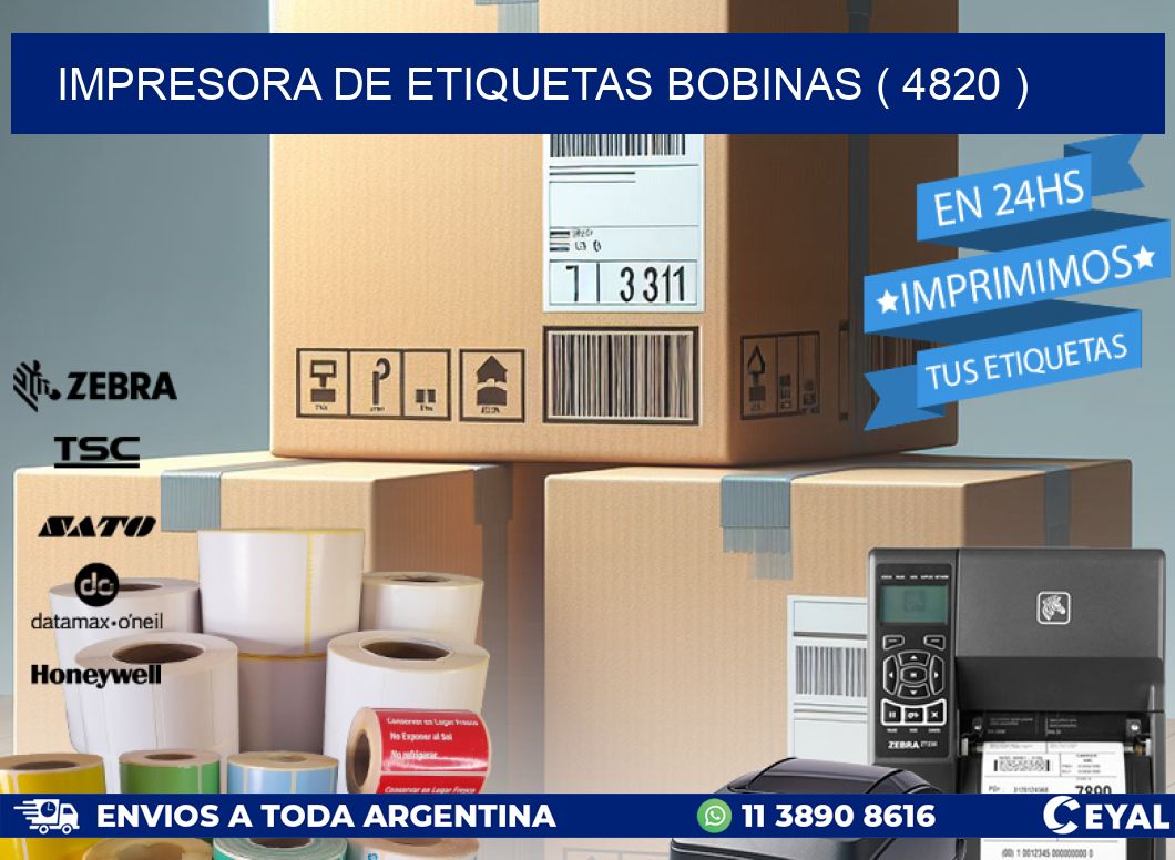 impresora de etiquetas bobinas ( 4820 )