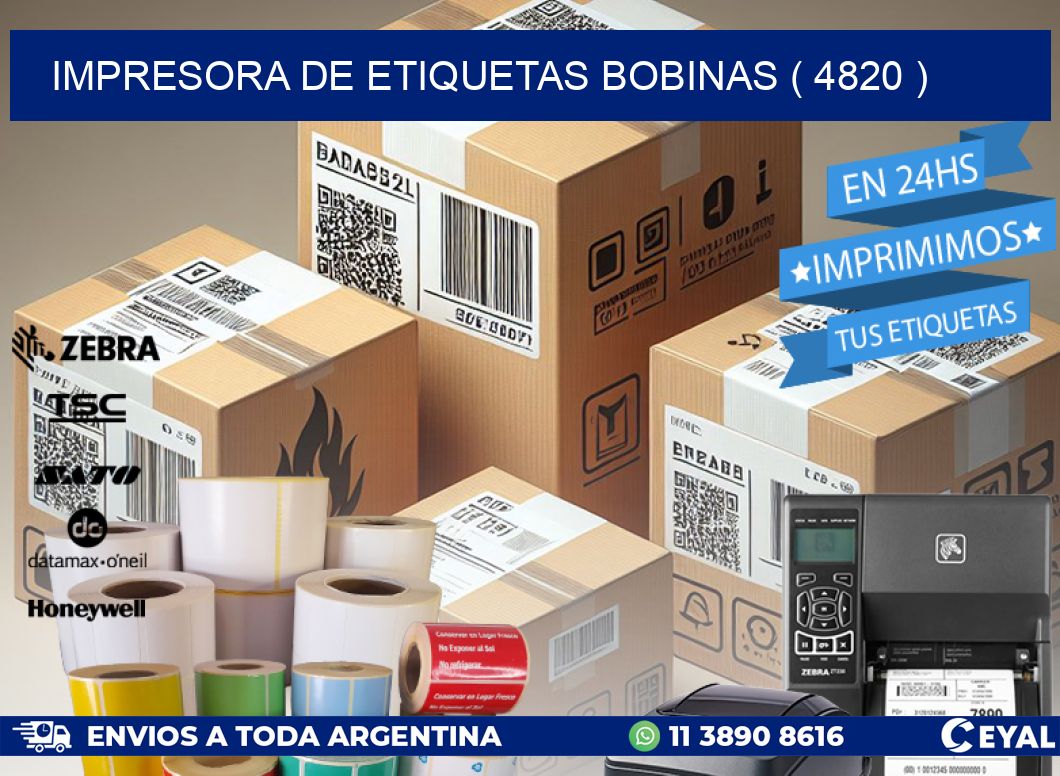impresora de etiquetas bobinas ( 4820 )
