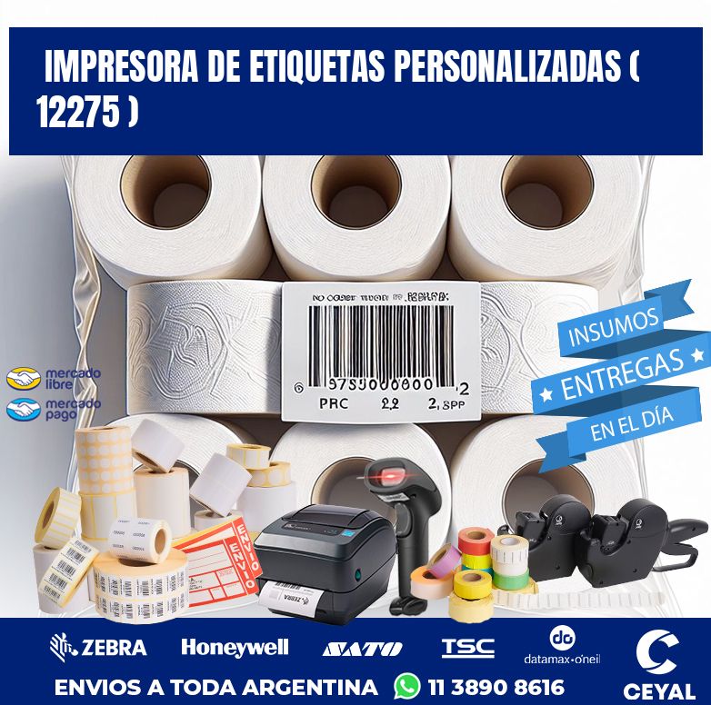impresora de etiquetas personalizadas ( 12275 )