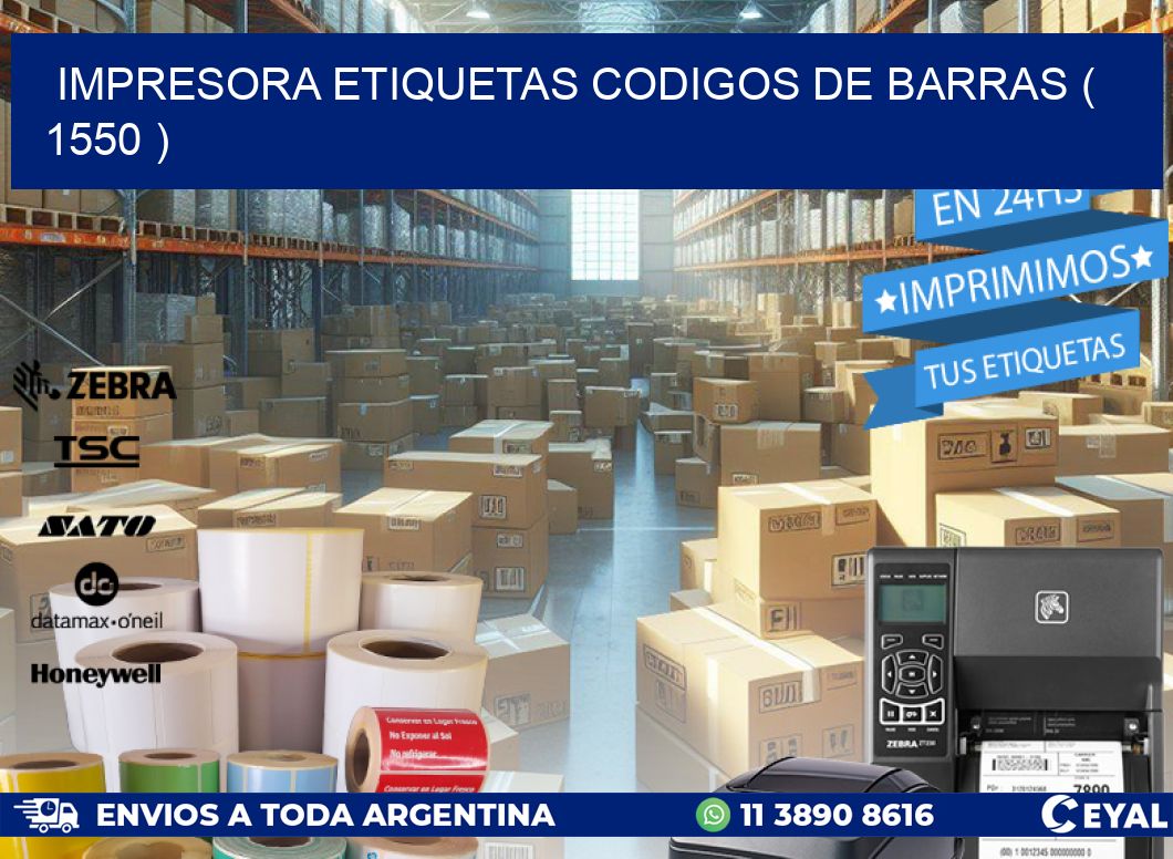 impresora etiquetas codigos de barras ( 1550 )