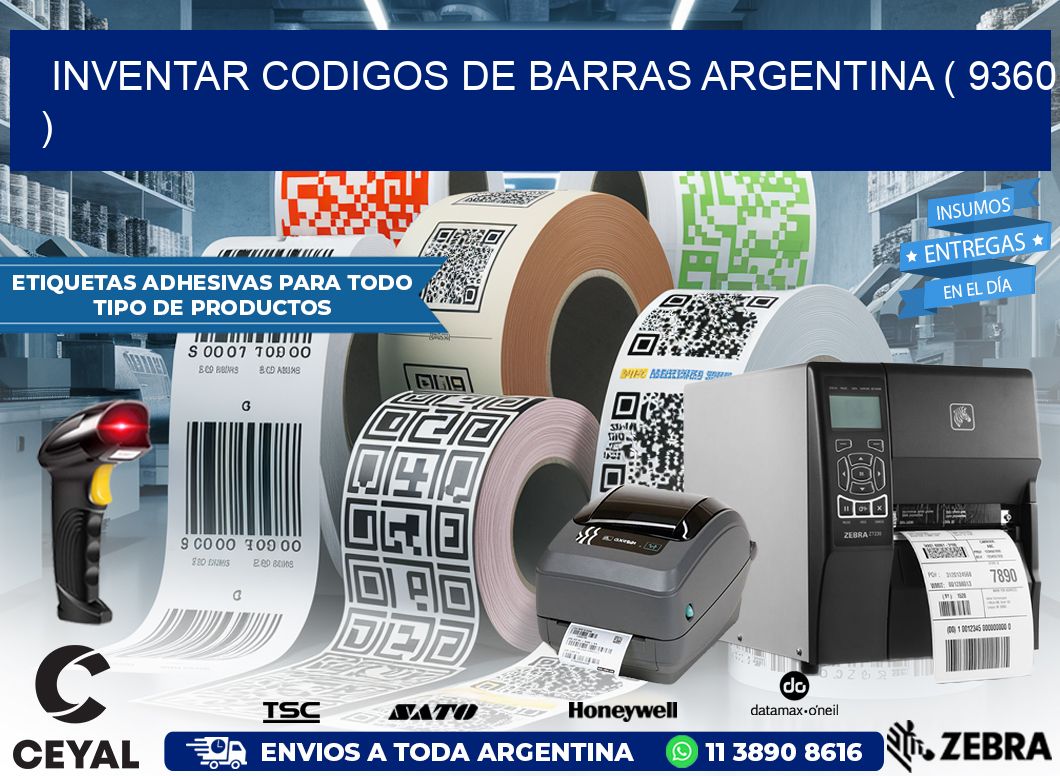 inventar codigos de barras argentina ( 9360 )
