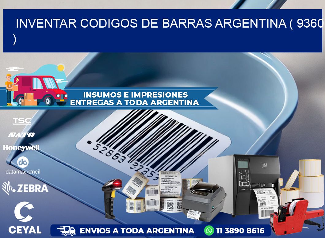 inventar codigos de barras argentina ( 9360 )