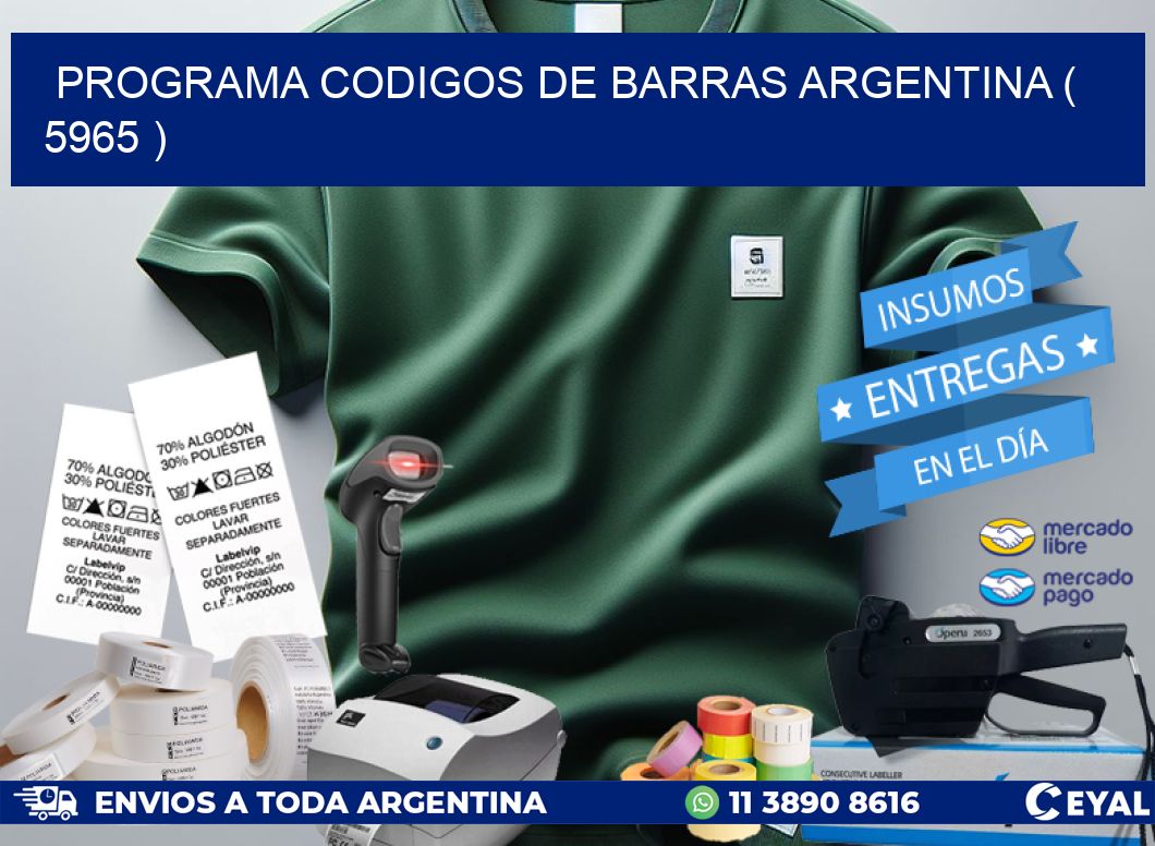 programa codigos de barras argentina ( 5965 )
