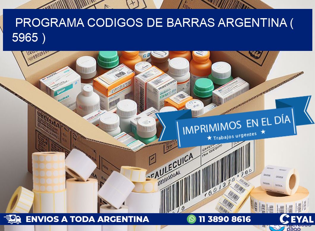 programa codigos de barras argentina ( 5965 )