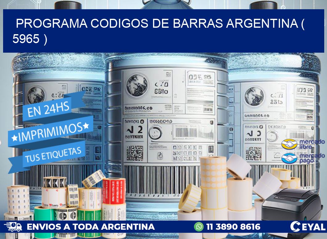 programa codigos de barras argentina ( 5965 )