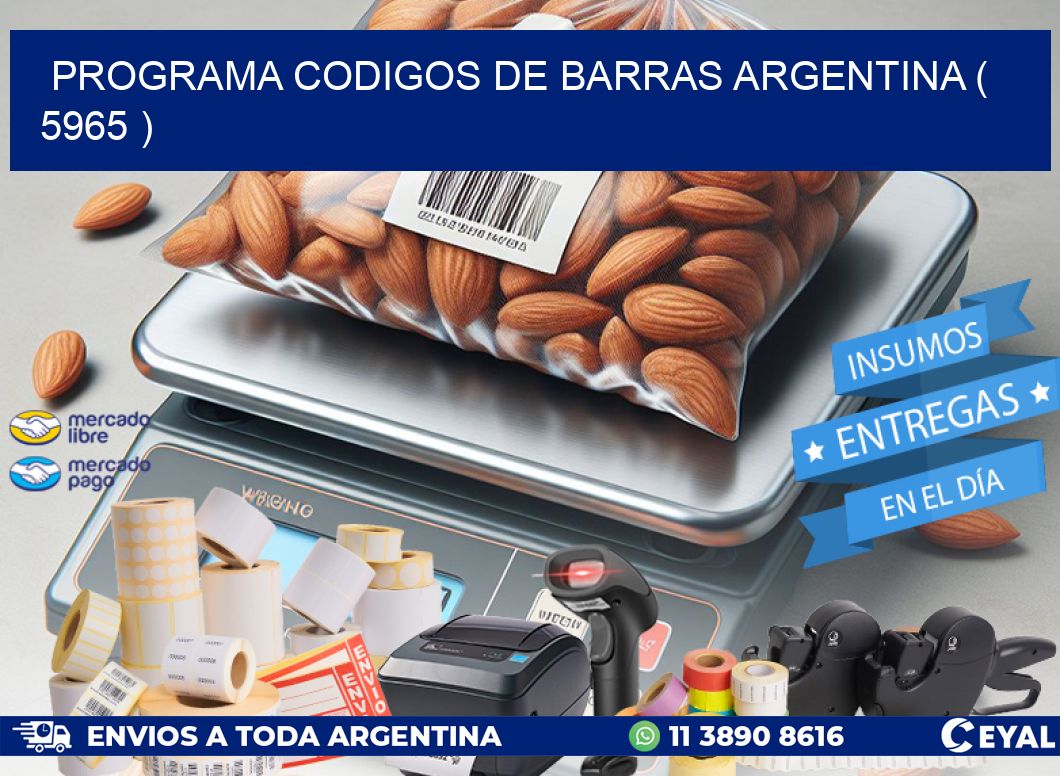 programa codigos de barras argentina ( 5965 )
