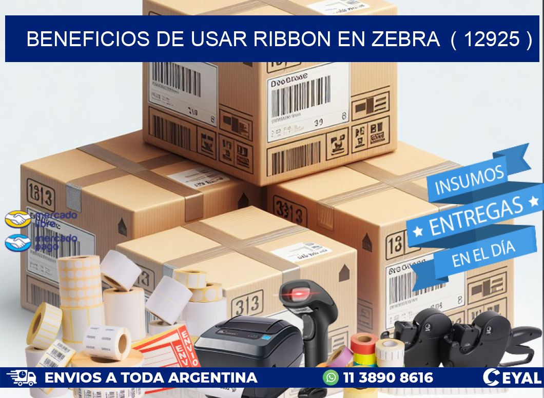 BENEFICIOS DE USAR RIBBON EN ZEBRA  ( 12925 )