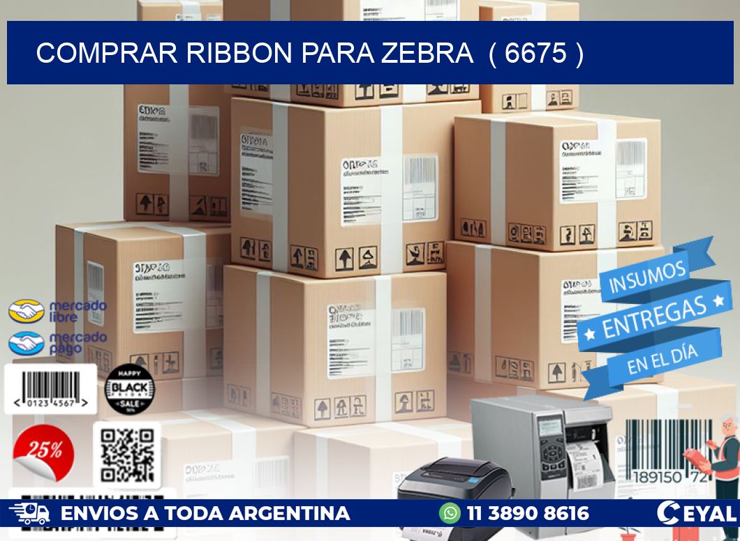 COMPRAR RIBBON PARA ZEBRA  ( 6675 )