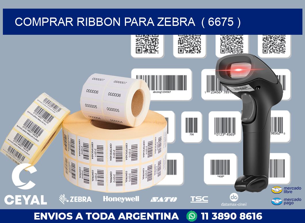 COMPRAR RIBBON PARA ZEBRA  ( 6675 )