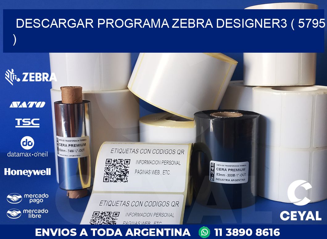 DESCARGAR PROGRAMA ZEBRA DESIGNER3 ( 5795 )
