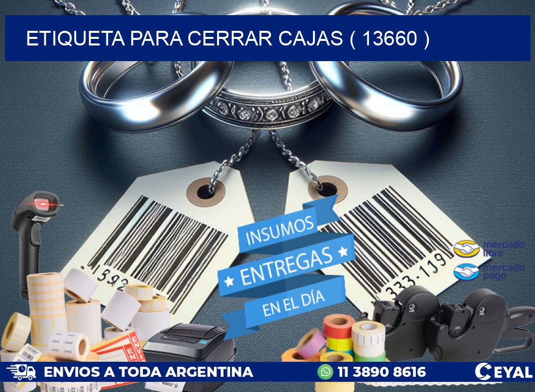 ETIQUETA PARA CERRAR CAJAS ( 13660 )