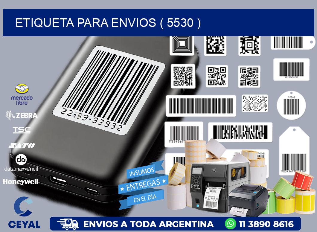 ETIQUETA PARA ENVIOS ( 5530 )
