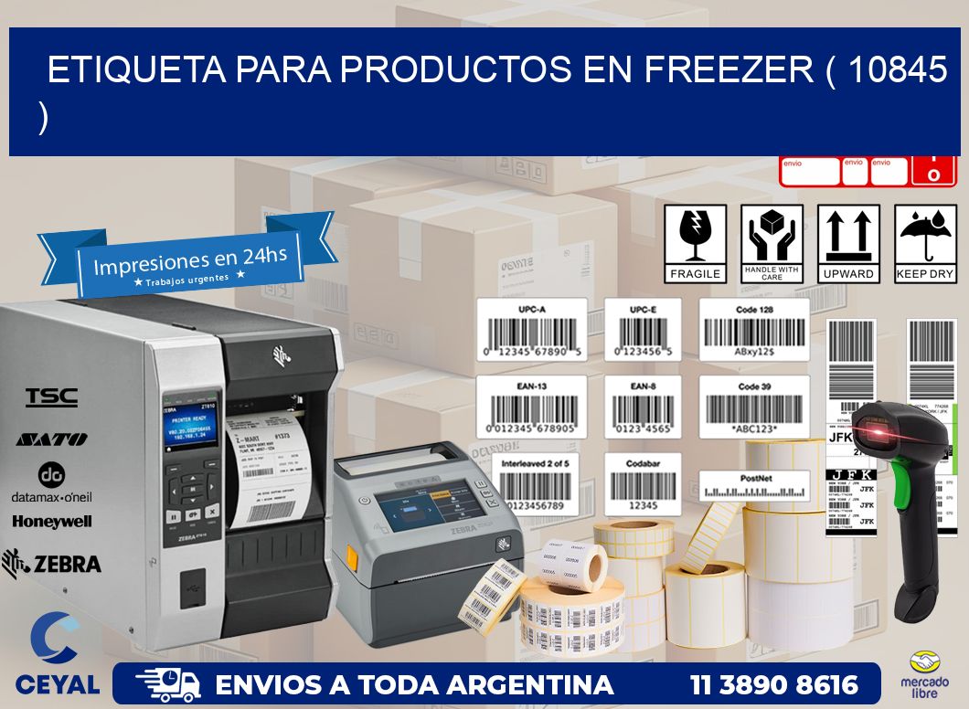 ETIQUETA PARA PRODUCTOS EN FREEZER ( 10845 )