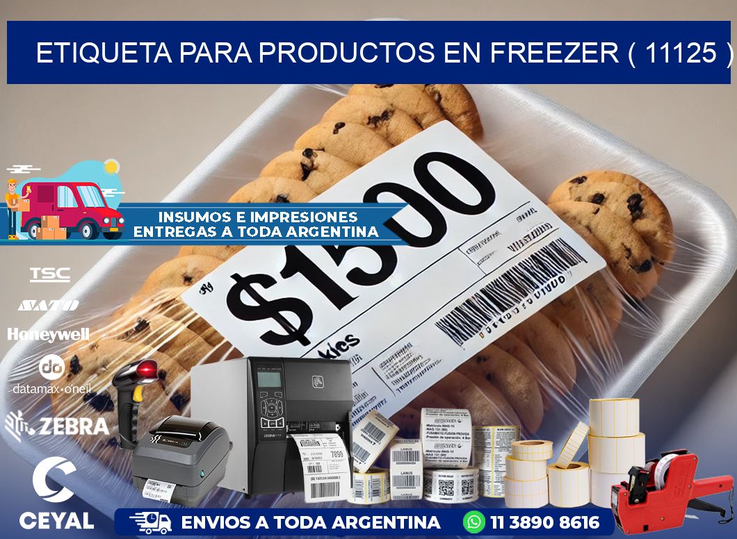 ETIQUETA PARA PRODUCTOS EN FREEZER ( 11125 )