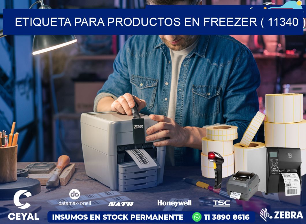 ETIQUETA PARA PRODUCTOS EN FREEZER ( 11340 )