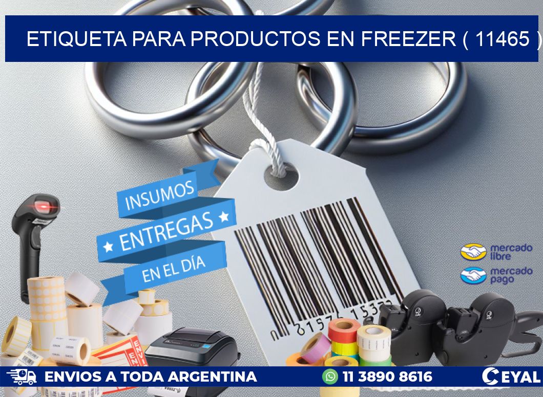 ETIQUETA PARA PRODUCTOS EN FREEZER ( 11465 )