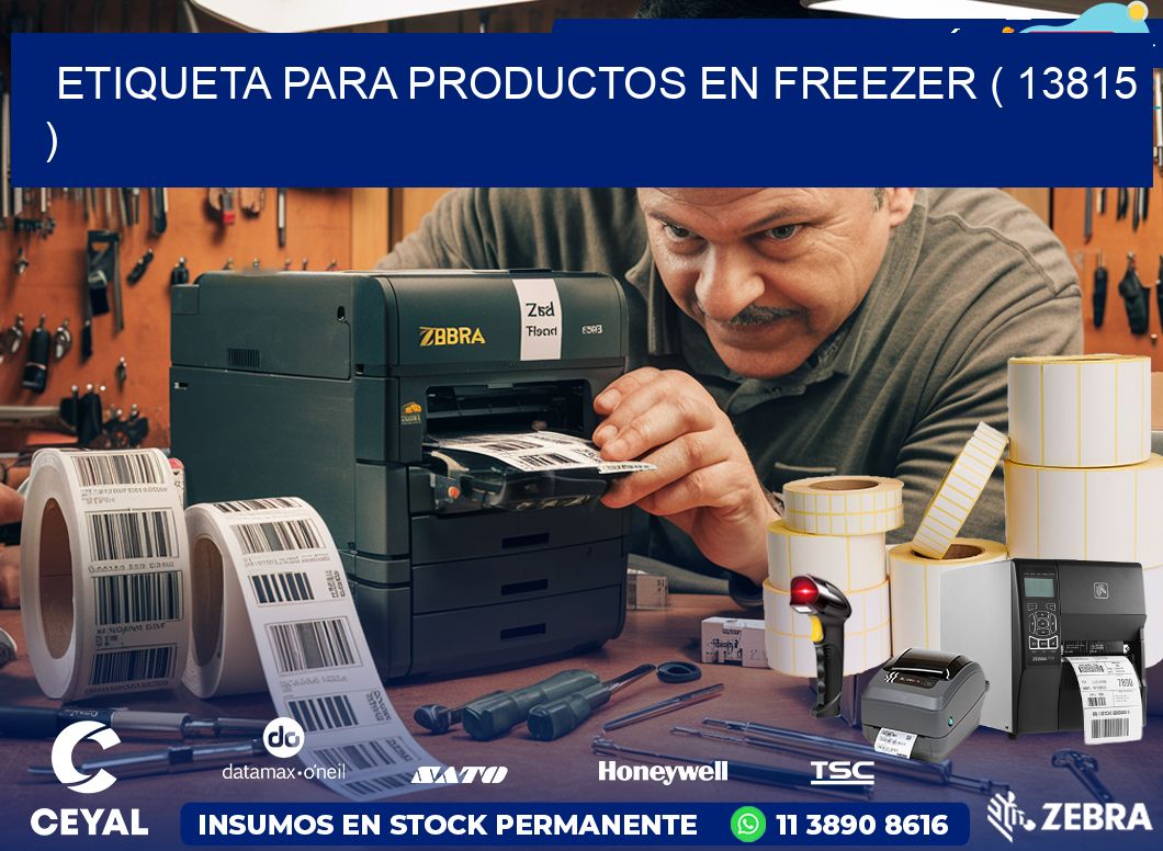ETIQUETA PARA PRODUCTOS EN FREEZER ( 13815 )