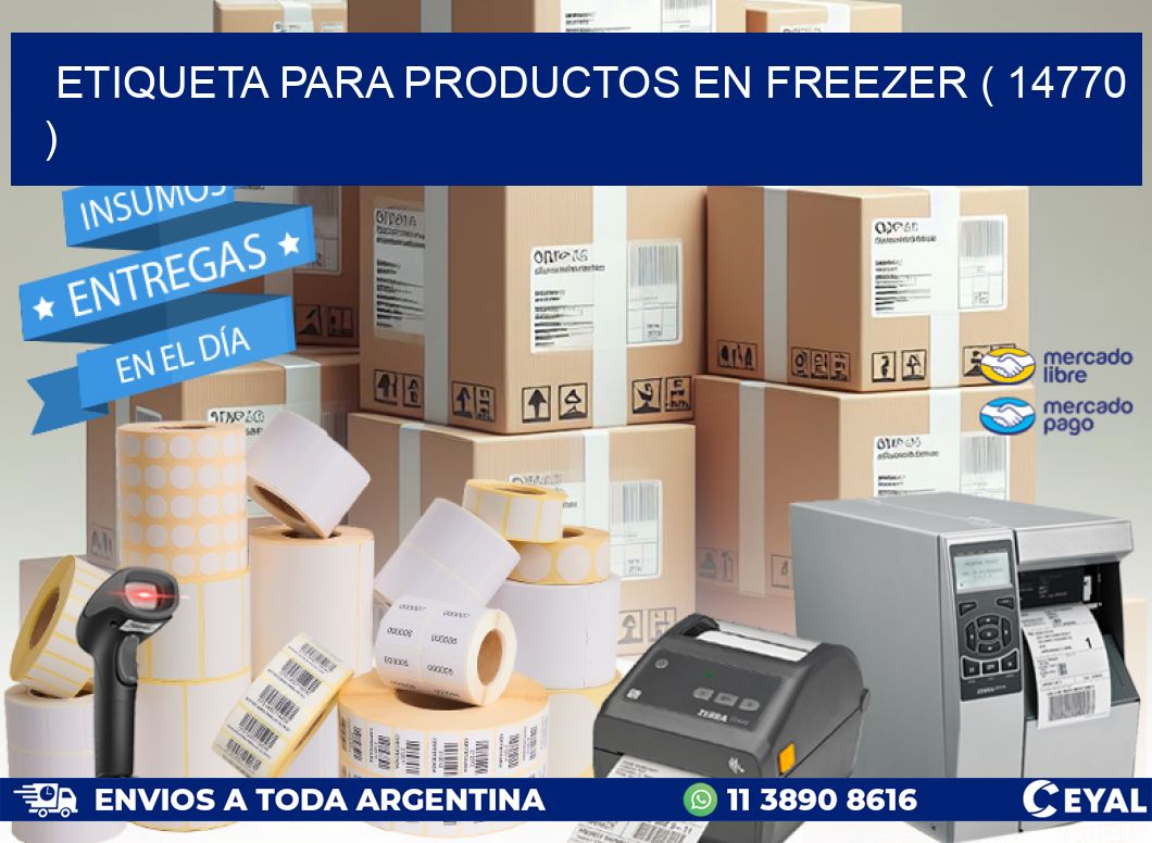 ETIQUETA PARA PRODUCTOS EN FREEZER ( 14770 )