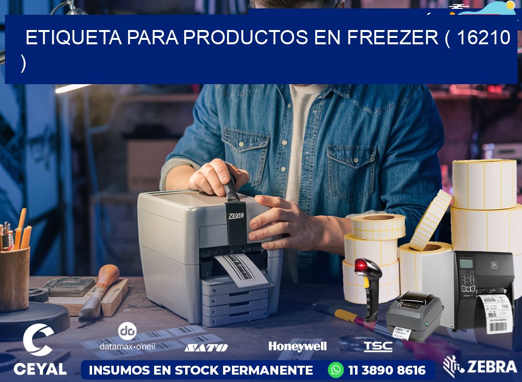 ETIQUETA PARA PRODUCTOS EN FREEZER ( 16210 )