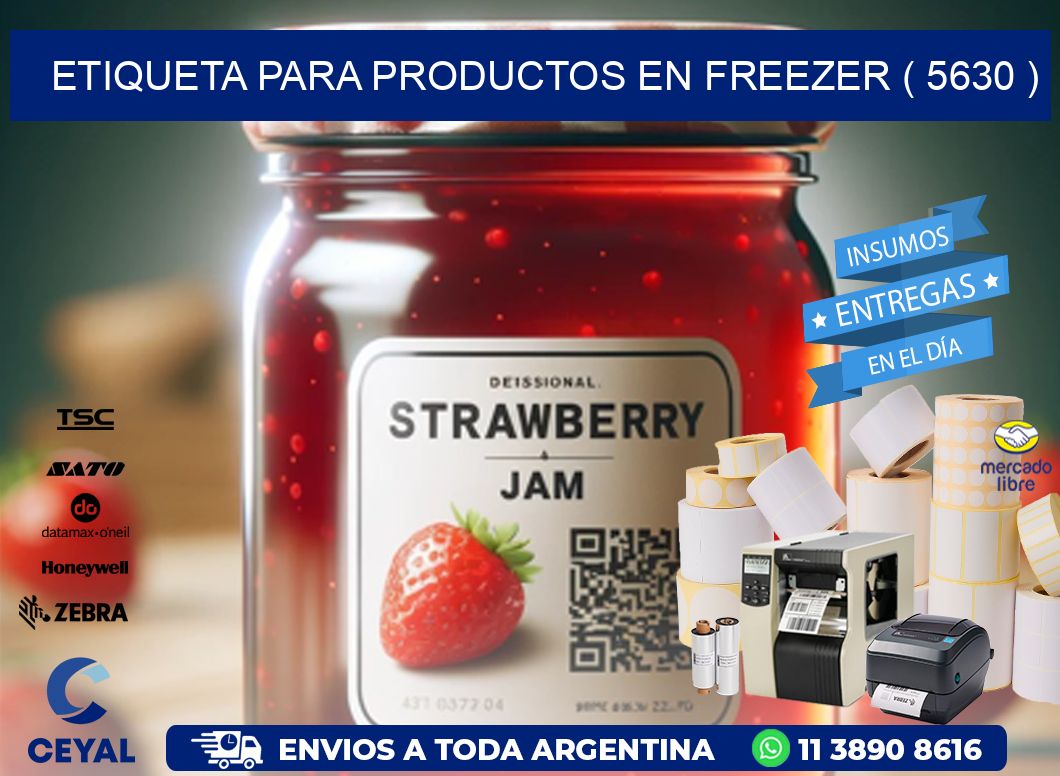 ETIQUETA PARA PRODUCTOS EN FREEZER ( 5630 )