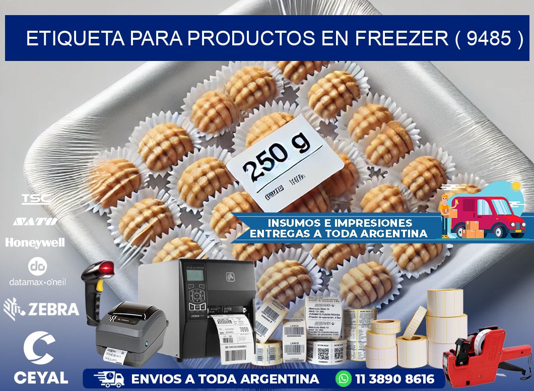 ETIQUETA PARA PRODUCTOS EN FREEZER ( 9485 )