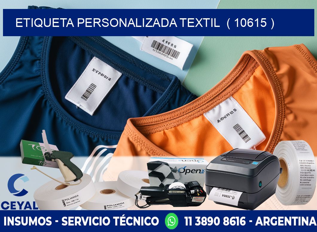 ETIQUETA PERSONALIZADA TEXTIL  ( 10615 )