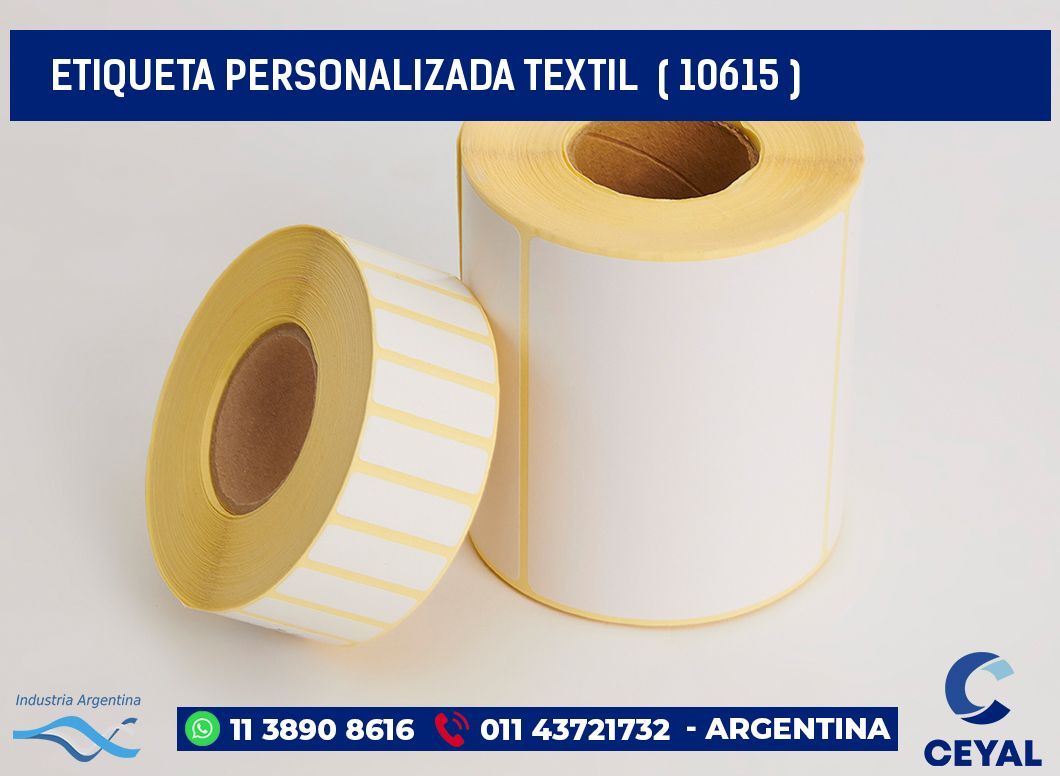 ETIQUETA PERSONALIZADA TEXTIL  ( 10615 )