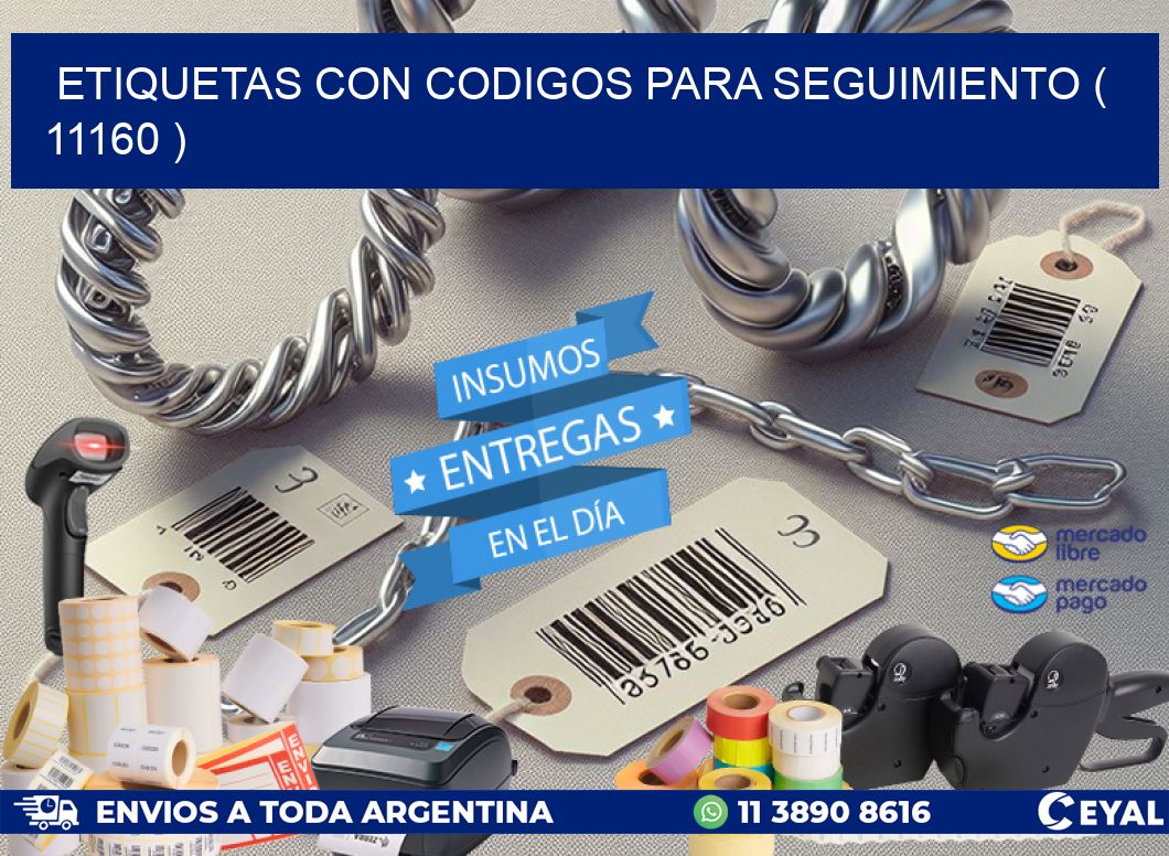 ETIQUETAS CON CODIGOS PARA SEGUIMIENTO ( 11160 )