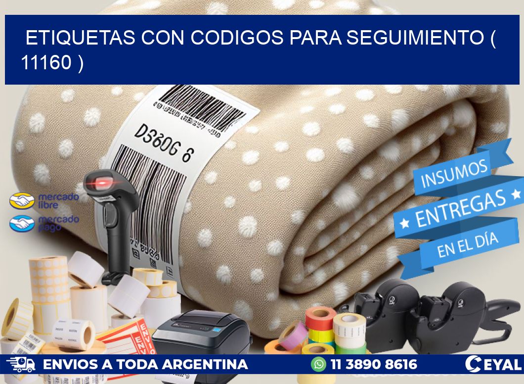 ETIQUETAS CON CODIGOS PARA SEGUIMIENTO ( 11160 )