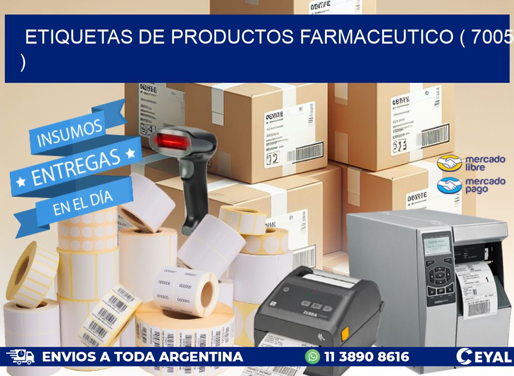 ETIQUETAS DE PRODUCTOS FARMACEUTICO ( 7005 )