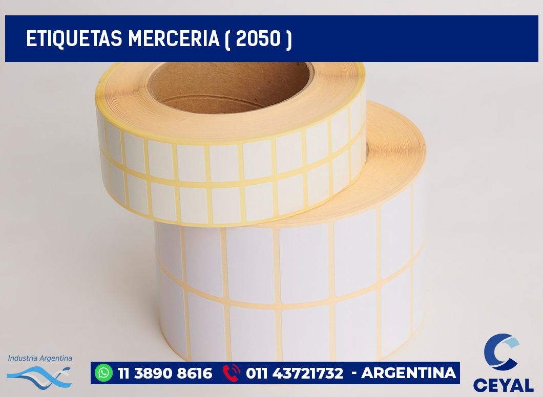 ETIQUETAS MERCERIA ( 2050 )