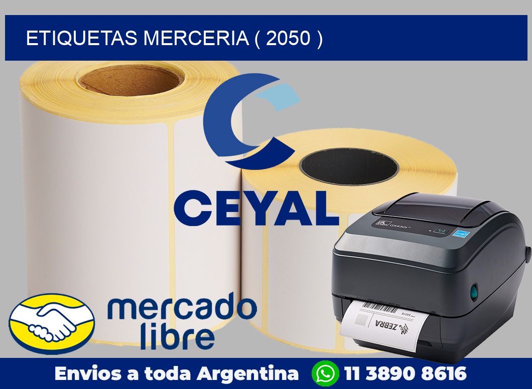 ETIQUETAS MERCERIA ( 2050 )