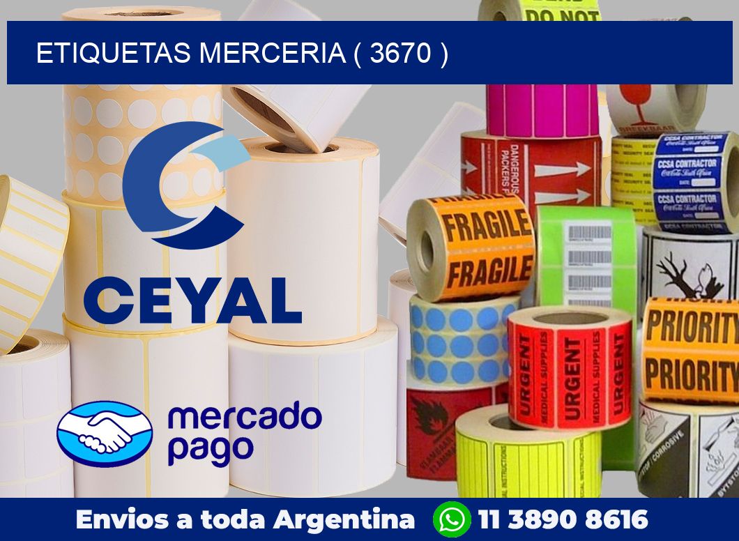 ETIQUETAS MERCERIA ( 3670 )