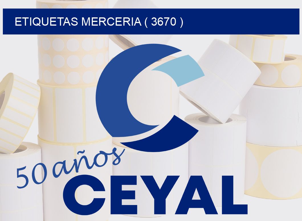 ETIQUETAS MERCERIA ( 3670 )