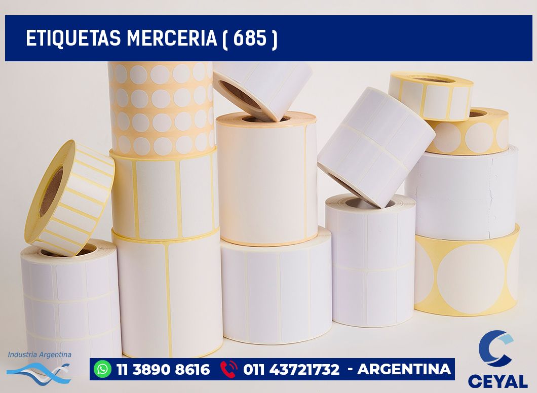 ETIQUETAS MERCERIA ( 685 )