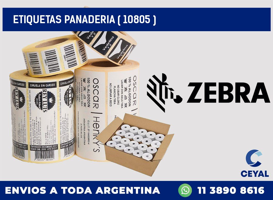 ETIQUETAS PANADERIA ( 10805 )