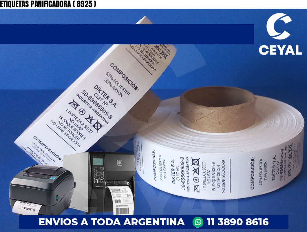 ETIQUETAS PANIFICADORA ( 8925 )