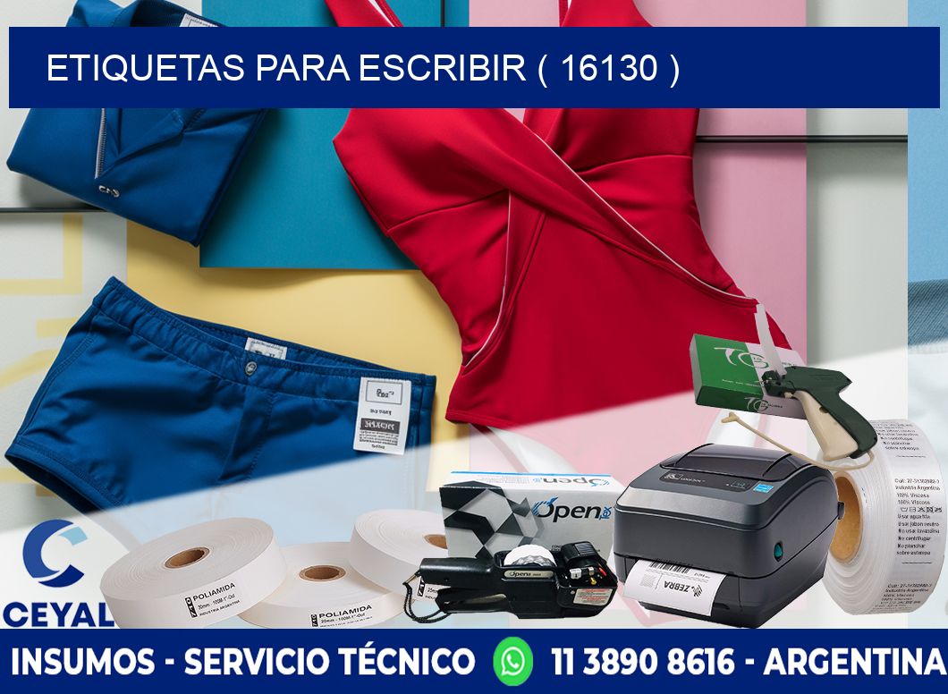 ETIQUETAS PARA ESCRIBIR ( 16130 )