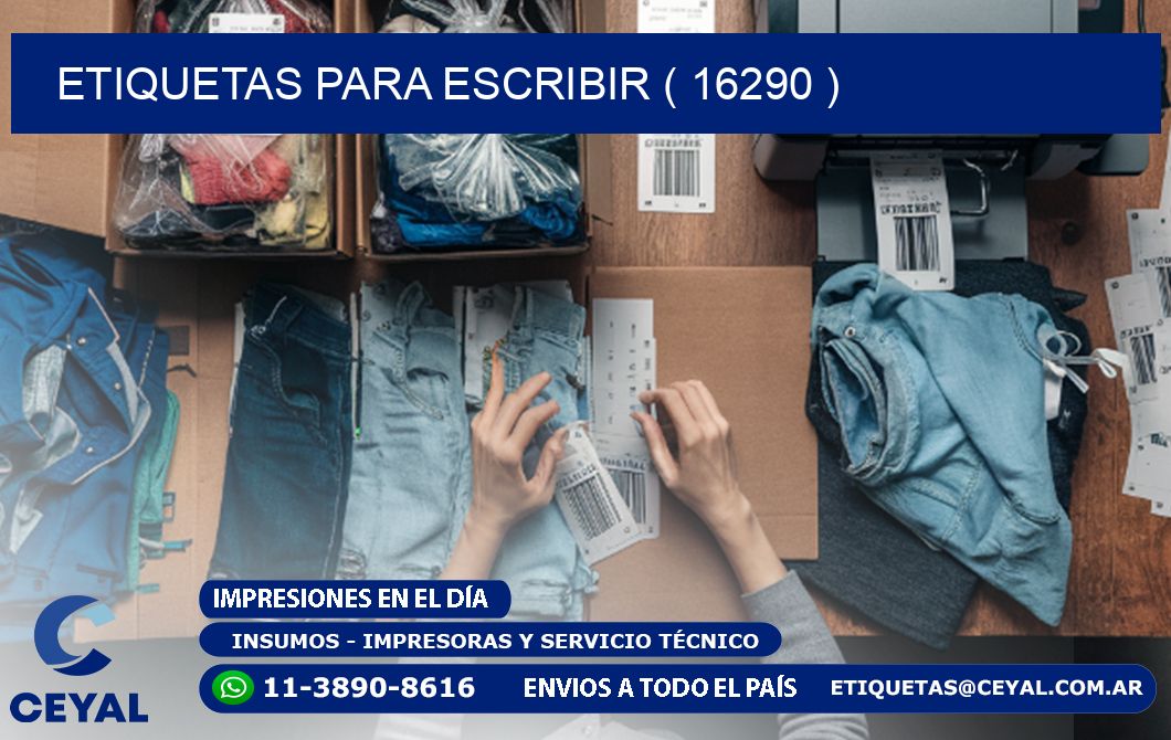 ETIQUETAS PARA ESCRIBIR ( 16290 )