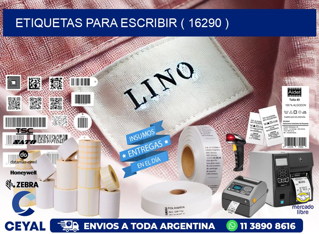 ETIQUETAS PARA ESCRIBIR ( 16290 )