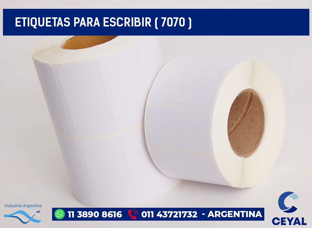 ETIQUETAS PARA ESCRIBIR ( 7070 )