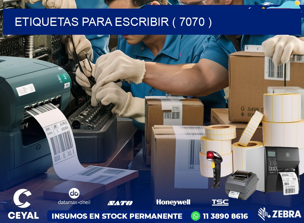 ETIQUETAS PARA ESCRIBIR ( 7070 )