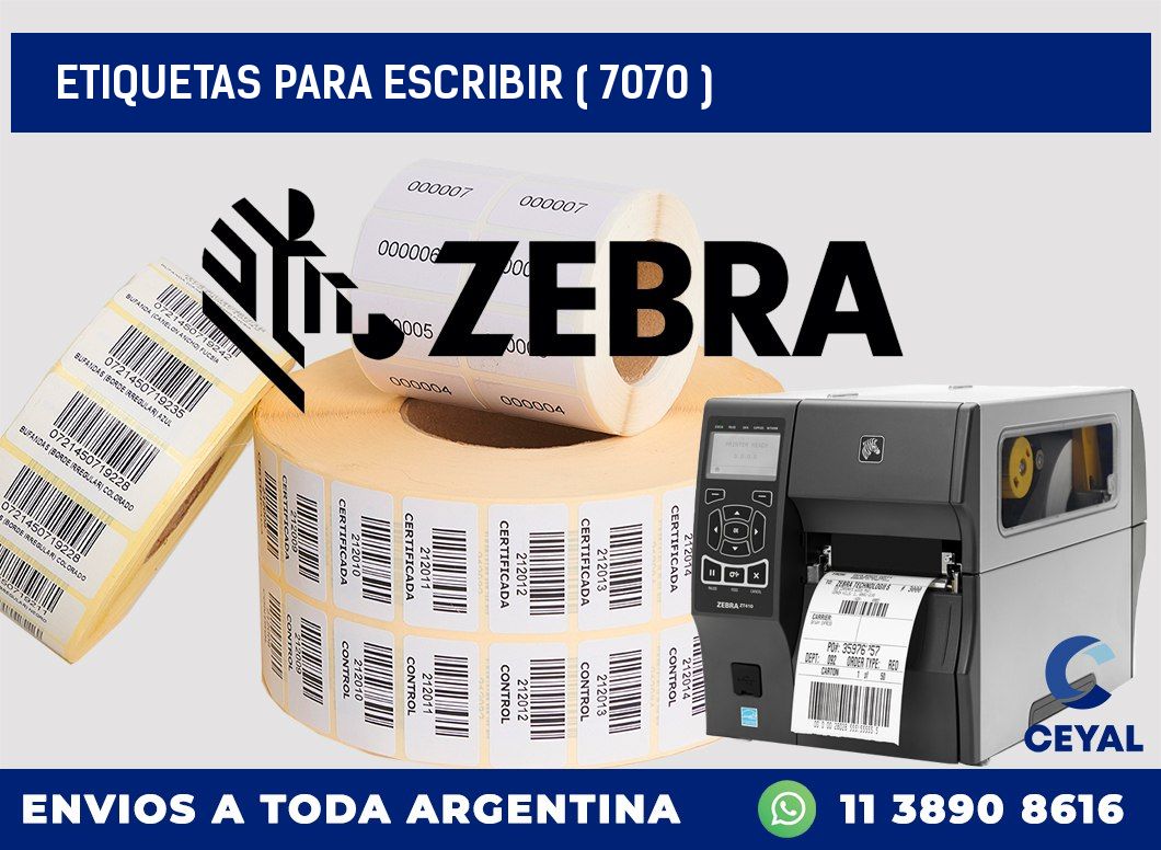 ETIQUETAS PARA ESCRIBIR ( 7070 )