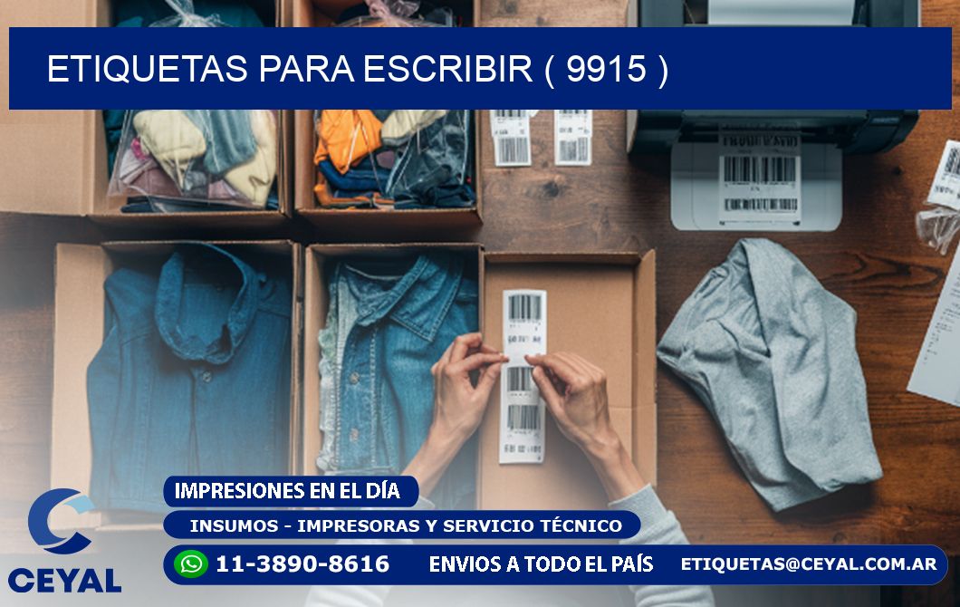 ETIQUETAS PARA ESCRIBIR ( 9915 )