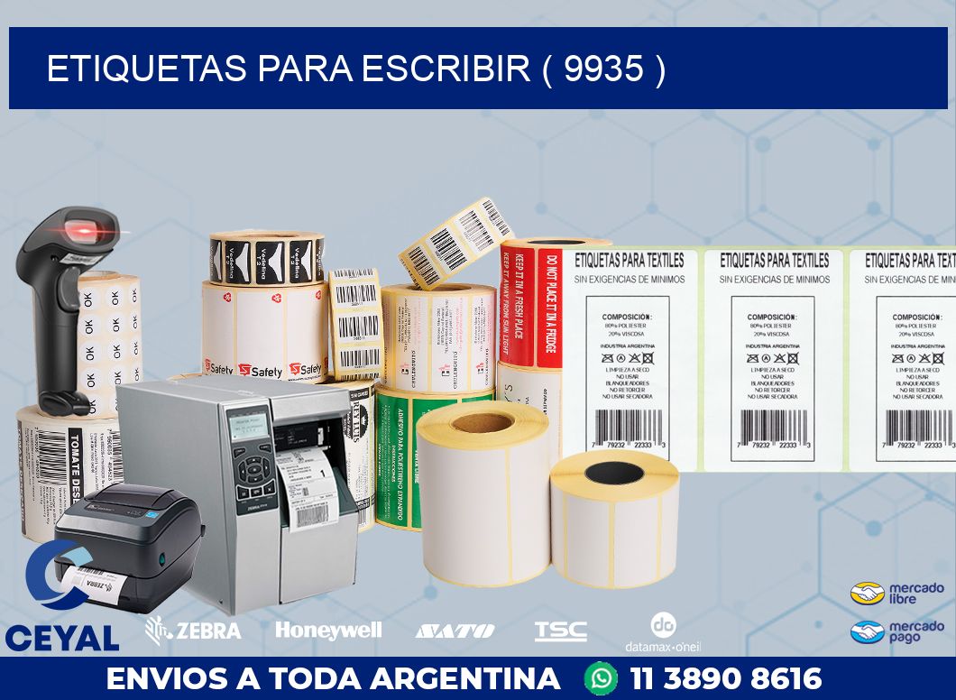 ETIQUETAS PARA ESCRIBIR ( 9935 )